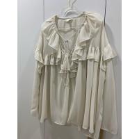 ราคา เสื้อชีฟอง H&M สีครีม (29958210189)