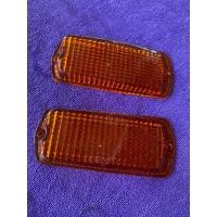 ราคา ฝาไฟเลี้ยวข้างแก้ม เลนส์สีส้ม นิสสัน 120Y ดัทสัน DATSUN 1200 B110 120y B210 510 240z 260z จำนวน 1 คู่ (23621811348)