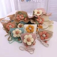 ราคา [พร้อมส่ง] Set กระเป๋าสานสะพายไหล่+หมวกสานเด็ก 1ปี-5ปี รอบหัว:50-52 cm. หมวกเด็ก กระเป๋าสานเด็กติดดอกไม้ หมวกแฟชั่นเด็ก (20631873726)