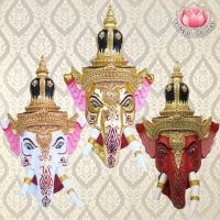 ราคา เศียรครอบ เศียรพระพิฆเนศ เศียรพระพิฆเนศทรงเครื่องหน้าแดง/หน้าขาว/หน้าทอง ประดับเพชร งานสวย (22327917958)
