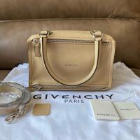 ราคา New! Givenchy Small Pandora Bag in Grained Leather Beige Camel (12750134441)