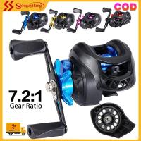 ราคา Sougayilang 4 สีรอกตกปลาซ้าย/ขวา 7.2:1 อัตราส่วนเกียร์โยนเหยื่อตกปลารีล 9 เบรคแม่เหล็กรอกตกปลาสำหรับผู้เริ่มต้น (19888682317)