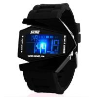 ราคา SKMEI นาฬิกาข้อมือผู้ชาย สีดำ สายซิลิโคน รุ่นSK0817 #207 (592328580)