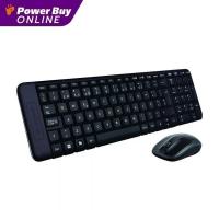 ราคา LOGITECH Combo MK220 คีย์บอร์ด + เมาส์ไร้สาย (สีดำ) รุ่น 920-003239 (22301449509)