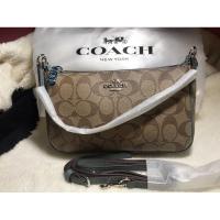 ราคา coach pouch (high-end) สีน้ำตาลcตัดขอบฟ้า (5879525416)