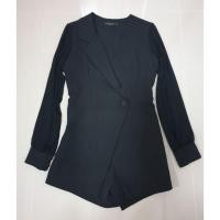 ราคา จั๊มสูทขาสั้นงานป้าย Chalida สีดำ ซีทรูตรงแขน size s (5626939530)