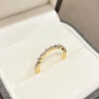 ราคา [DR833] แหวนแถวเพชรแท้ ทอง 9K เพชรแท้รวม 0.18 กะรัต 14 เม็ด น้ำหนักทอง 1.18 g. ไซต์พร้อมส่ง #52 (26087661414)