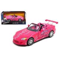 ราคา รถโมเดลสีชมพู เปิดหน้าเปิดท้ายเปิดประตูได้ Suki’s Honda S2000 Jada 97604 1/24 (6644288352)