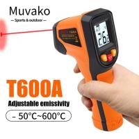ราคา มิวคาโก้ เทอร์โมมิเตอร์ดิจิตอล, แบบไม่สัมผัสได้ถึง 600 องศาเครื่องวัดอุณหภูมิอินฟราเรดเกรดตะขาบ, เครื่องทดสอบความร้อนเลเซอร์แบบใช้มือถือความแม่นยําสูงสํา (26783886766)