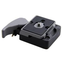 ราคา Quick Release Plate Camera 323 Quick Release Clamp Adapter + แผ่นปลดเร็วสําหรับ Manfrotto 200PL-14 Comp Cam1114 (27617622696)