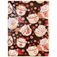 ราคา ปกผ้าห่อหนังสือ ลายแมวกวักญี่ปุ่น งาน Handmade ปกห่อหนังสือ ปกผ้าใส่หนังสือ ปกผ้ากันน้ำ (6547416796)