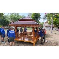 ราคา ศาลาไม้สักทองขนาดพื้น 2.5 × 2.5 เมตรศาลาไม้สักทองขนาดพื้น 2.5 × 2.5 เมตร (20780837809)