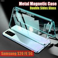 ราคา กระจกสองด้าน เคสประกบแม่เหล็ก Samsung Galaxy S20 FE 5G S20FE 4G คสประกบแม่เหล็กเคสประกบ เคสแม่เหล็ก สองด้าน Double Sid (7070152272)