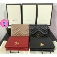 ราคา พร้อมส่ง New Gucci GG Marmont card case wallet (29718326845)