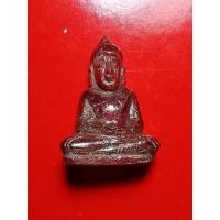 ราคา พระกรุฮอด เนื้อหินจุ้ยเจีย หินสี สีแดงพิมพ์พระพุทธ ปิดทอง (15830632983)