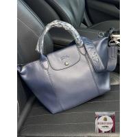 ราคา Longchamp LE PLIAGE CUIR TOP HANDLE BAG S Navy (27821081344)