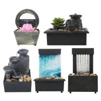 ราคา freesky น้ำพุน้ำตกสำหรับ น้ำพุตั้งโต๊ะ น้ำตกจำลอง น้ำตกตั้งโต๊ะ น้ำตกเสริมฮวงจุ้ย ตั้งโต๊ะทำงาน ตั้งในบ้าน มีไฟUSB LED (24278953899)