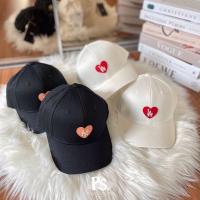 ราคา ‼️SALE‼️MLB แท้ พร้อมส่ง  หมวก MLB Love Ribbon ball cap โลโก้ NY /LA หัวใจ สีขาว สีดำ ป้ายเกาหลี (12821476651)