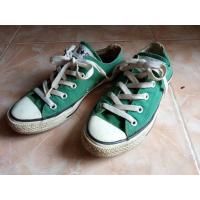 ราคา รองเท้ามือสอง converse เขียวไมโล 23cm (43604118303)
