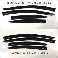 ราคา กันสาด คิ้วกันสาดรถยนต์ HONDA CITY ปี2008-2013/CITYปี2014-2019 (3240158168)