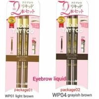 ราคา แพ็ค2ด้าม เลือกสี K-Palette Lasting Eyebrow Lasting Two-Way Eyebrow Liquid WP 01 light brown/04Grayish Brownอ่านด้านล่าง (24353007287)