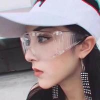 ราคา แว่นเซฟตี้ กันน้ำ กันฝุ่น กันสารเคมี แว่นตาเลนส์ใส สามารถกันรังสี UV ได้ มีหลายให้เลือก ใ่ส่เล่นสงกรานต์กันแดดกันลม (26527747673)