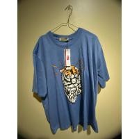 ราคา ONITSUKA TIGER เสื้อยืดสีน้ําเงินเสือ onitsuka ไซส์ XL (26782006080)