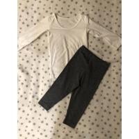 ราคา ⛄️ [Set เสื้อ 2 ตัว กางเกง1 ตัว] ชุด #heattech เด็ก #ชุดกันหนาวเด็ก Uniqlo (16358235757)