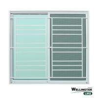 ราคา Ghouse Online WELLINGTAN (LIKE) หน้าต่างอะลูมิเนียมพร้อมเหล็กดัด บานเลื่อน SS 120x110ซม. สีขาว สินค้าขายดี! (25209324714)
