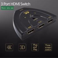 ราคา Amkle 3 Port 4Kx2K 3D HDMI Switch Cable - XZT001107 - สีดํา - OMVA1QBK (27575153641)