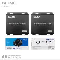 ราคา ตัวแปลงสัญญาณ Glink รุ่น GL-048 HDMI Extender Over IP 120M 4K KVM Function รองรับ KVM Function (29577281889)
