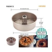 ราคา พิมพ์ CHEFMADE รหัส WK9073 พิมพ์ปล่อง เคลือบเทฟลอนสีทอง (8116179009)