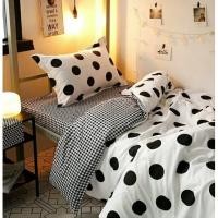 ราคา ชุดเครื่องนอนขาวดำ-ลายจุดสีดำ 6 ชิ้นครบชุดผ้านวมขนาด 6ฟุต ผ้าปูขนาด 6ฟุต 5ฟุต 3.5ฟุต เลือกลายได้เลยคร้าาา (7562782720)