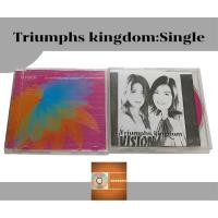 ราคา ซีดี cd single,แผ่นตัด Triumphs kingdom TK ชุด vision ขาย2แผ่น ค่าย Dojocity (19155000920)