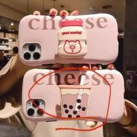 ราคา พร้อมส่ง เคสไอโฟน case iphone 11 ลายชานมไข่มุก (5337910317)