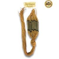 ราคา ตะกรุดคาดเอว ตะกรุดถักเชือกร่ม ยาว 47 นิ้ว เชือกงานถักมือ ปราณีต แข็งแรง (6439502592)