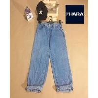 ราคา กางเกงยีนส์ทรงบอยแบรนด์ hara แท้ % (1536800711)
