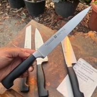 ราคา มีด Zwilling Four star slicing knife มีดคนคู่ มือสองจากญี่ปุ่น สภาพสวยๆใช้น้อย ผิวเดิมๆ (26081590013)