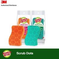 ราคา Scotch-Brite® Set Scrub Dots แผ่นใยขัดพร้อมฟองน้ำสครับดอท รุ่นไร้ริ้วรอย และ รุ่นทั่วไป (26152237272)