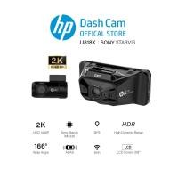 ราคา HP Dash Cam U818X 2K + กล้องหลัง SONY STARVIS GPS + WiFi + ADAS มุมกว้าง 166 ° องศา กล้องติดรถยนต์ (24922639106)
