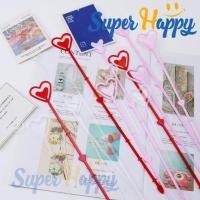 ราคา ก้านเสียบการ์ดอวยพร(Set 10 ก้าน) แบบพลาสติก 34 ซม. วาเลนไทน์ ไม้เสียบการ์ดใส่ช่อดอกไม้ (29782514174)