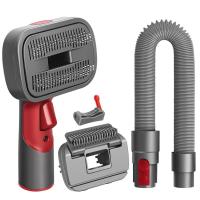 ราคา Cheeryshe แปรงดูดฝุ่นขนสุนัข 2-in-1 สําหรับกรูมมิ่งและกันขนร่วงเข้ากันได้กับ Dyson Gen5, V15, V12, V11, V10, V8, V7 – ขจัดผมหลวม, Dander, Undercoat & Tangles (26081488267)