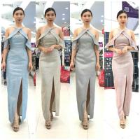 ราคา ชุดเดรสยาว Maxi Glitter (759741265)