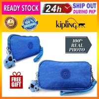 ราคา ยี่ห้อ NEW WITH TAG*AUTHENTIC KIPLING LOWIE POUCH/WRISTLET/CLUTCH (SKY BLUE) (KP058) (22743568798)