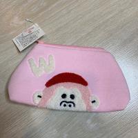 ราคา กระเป๋าใส่ของ WEGOแท้ ขนาด F 22*12*6cm จากญี่ปุ่นสีชมพูอ่อนลายหน้าลิง โลโก้แบรนด์ งานปัก ด้านหลังลายหน้าสกรีน มือ1 (23942650415)