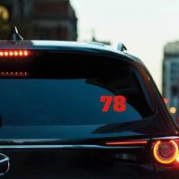 ราคา สติกเกอร์ HL 78 กันน้ํา สําหรับติดตกแต่งรถยนต์ รถจักรยานยนต์ (25568083763)