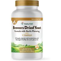ราคา NaturVet Brewer's Dried Yeast Plus Omega3,6,9 อาหารเสริมบำรุงขน สุนัข-แมว ลดคัน ขนร่วง ฟื้นฟู บำรุงผิวหนัง (1000 เม็ด) (19388611830)