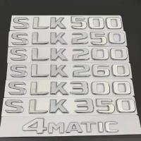 ราคา Car Trunk Letters Logo Emblem Badge Decals Sticker For Mercedes Benz SLK Class R170 R171 SLK63 SLK55 SLK200 SLK300 SLK35 (25334833018)