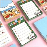 ราคา พร้อมส่ง กระดาษโน๊ตลายการ์ตูน Note paper สมุดฉีก 50 แผ่น | ของใช้น่ารักปุ๊กปิ๊ก (16106281958)