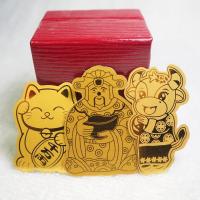 ราคา NEW ! แผ่นทองแมวกวัก ไฉ่ซิงเอี้ย วัวมงคล ดึงดูดโชคลาภเงินทอง (สติ๊กเกอร์ด้านหลัง) ของขวัญ เสริมดวงแก้ปีชง (3491837985)